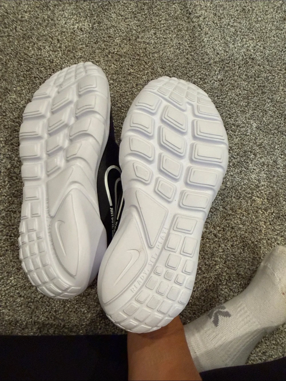 Nike kids Black Slip-On Athletic Sneakers